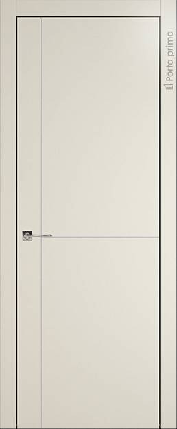 Межкомнатная дверь Tivoli Е-3, цвет - Магнолия ST, Без стекла (ДГ)