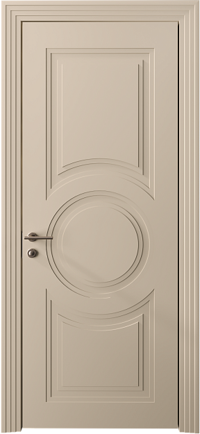 Межкомнатная дверь Ravenna Neo Classic Scalino, цвет - Бежевый Мел эмаль (RAL 075-80-10), Без стекла (ДГ)