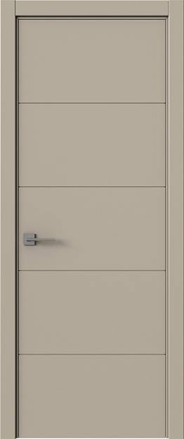 Межкомнатная дверь Tivoli Д-2, цвет - Серо-оливковая эмаль (RAL 7032), Без стекла (ДГ)