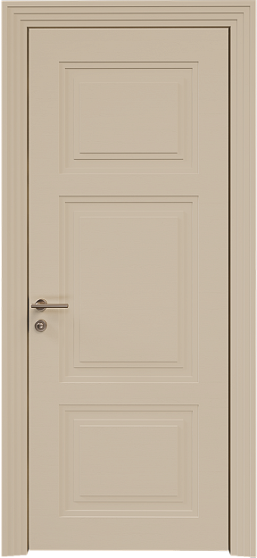 Межкомнатная дверь Siena Neo Classic Scalino, цвет - Бежевый Мел эмаль по шпону (RAL 075-80-10), Без стекла (ДГ)
