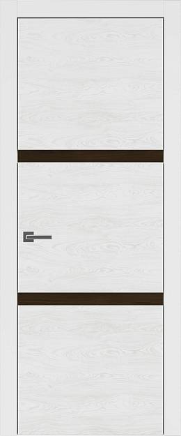 Межкомнатная дверь Tivoli В-4, цвет - Белая эмаль по шпону (RAL 9003), Без стекла (ДГ)