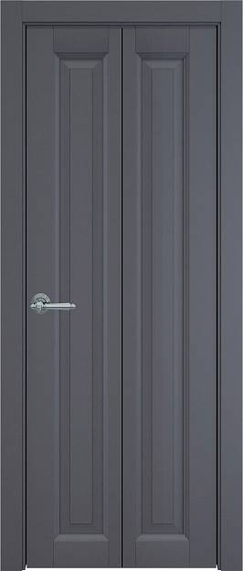 Межкомнатная дверь Porta Classic Domenica, цвет - Антрацит ST, Без стекла (ДГ)