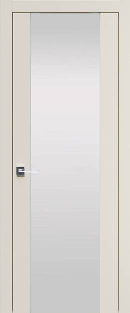Межкомнатная дверь Torino, цвет - Магнолия ST, Со стеклом (ДО)