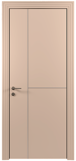 Межкомнатная дверь Tivoli Г-1, цвет - Серый цемент эмаль (RAL 060-70-10), Без стекла (ДГ)