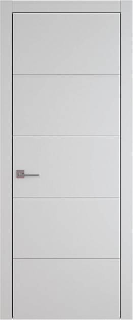 Межкомнатная дверь Tivoli Д-3, цвет - Лайт-грей ST, Без стекла (ДГ)