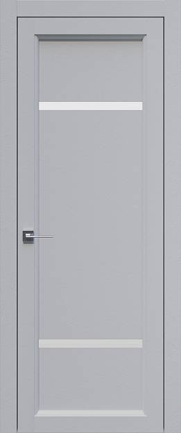 Межкомнатная дверь Sorrento-R Г3, цвет - Лайт-грей ST, Без стекла (ДГ)