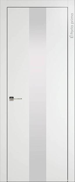 Межкомнатная дверь Tivoli Ж-5, цвет - Белая эмаль (RAL 9003), Со стеклом (ДО)