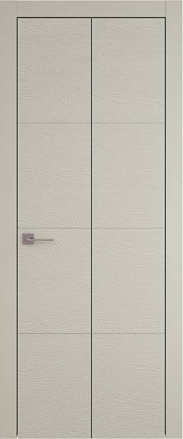 Межкомнатная дверь Tivoli Г-2 Книжка, цвет - Серо-оливковая эмаль по шпону (RAL 7032), Без стекла (ДГ)