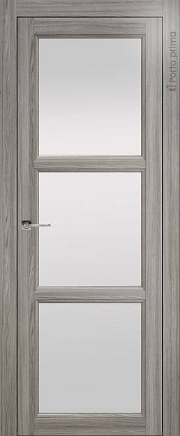 Межкомнатная дверь Sorrento-R В2, цвет - Орех пепельный, Со стеклом (ДО)