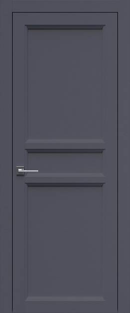 Межкомнатная дверь Sorrento-R Г2, цвет - Антрацит ST, Без стекла (ДГ)