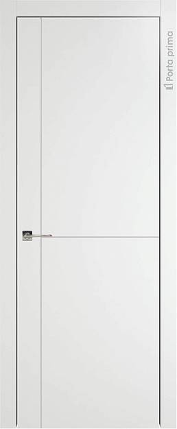 Межкомнатная дверь Tivoli Е-3, цвет - Белый ST, Без стекла (ДГ)