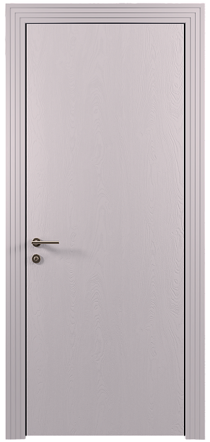 Межкомнатная дверь Tivoli А-1, цвет - Серый Флокс эмаль по шпону (RAL без номера), Без стекла (ДГ)