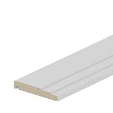 Наличник прямоугольный с хвостовиком, H=80мм, комплект на одностворчатую дверь, Серая эмаль