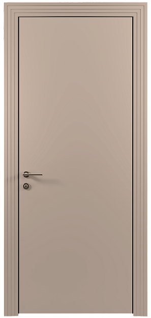 Межкомнатная дверь Tivoli А-1, цвет - Бежевое Ядро Миндаля эмаль (RAL 070-85-05), Без стекла (ДГ)