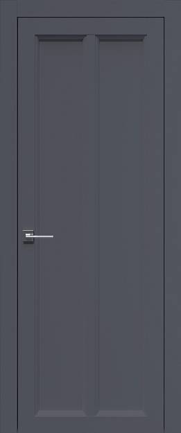 Межкомнатная дверь Sorrento-R Г4, цвет - Антрацит ST, Без стекла (ДГ)