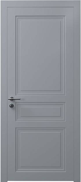 Межкомнатная дверь Imperia-R Neo Classic, цвет - Серебристо-серая эмаль (RAL 7045), Без стекла (ДГ)