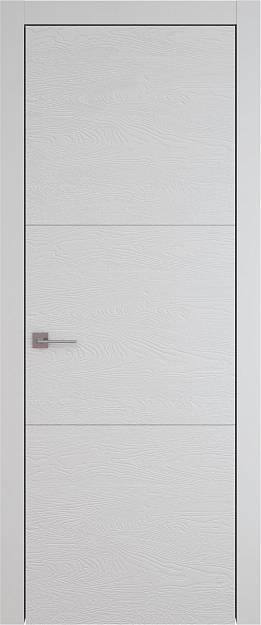 Межкомнатная дверь Tivoli В-3, цвет - Серая эмаль по шпону (RAL 7047), Без стекла (ДГ)