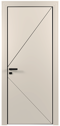 Дверь Pala Moderno Бежевая эмаль (RAL 9010) без стекла