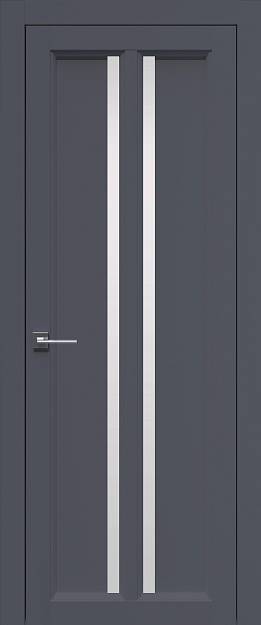 Межкомнатная дверь Sorrento-R Е4, цвет - Антрацит ST, Без стекла (ДГ)