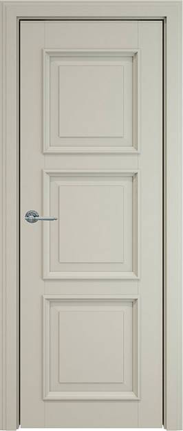 Межкомнатная дверь Milano LUX, цвет - Серо-оливковая эмаль (RAL 7032), Без стекла (ДГ)