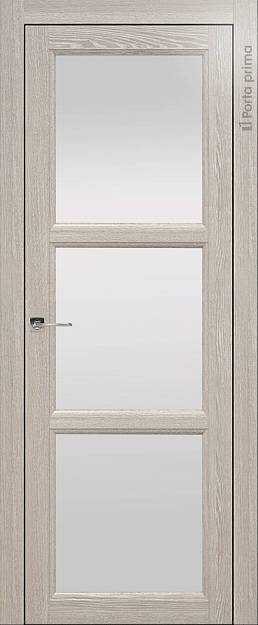 Межкомнатная дверь Sorrento-R В2, цвет - Серый дуб, Со стеклом (ДО)