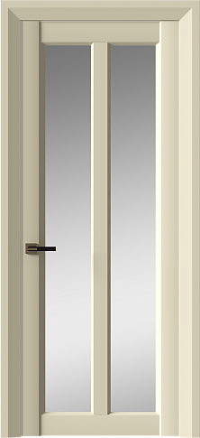 Дверь Prato Neo Classic Decoro Жемчужная эмаль (RAL 1013) со стеклом
