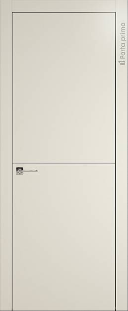 Межкомнатная дверь Tivoli Б-3, цвет - Жемчужная эмаль (RAL 1013), Без стекла (ДГ)
