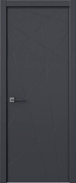 Межкомнатная дверь Tivoli В-5, цвет - Графитово-серая эмаль (RAL 7024), Без стекла (ДГ)