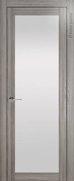 Межкомнатная дверь Tivoli З-3, цвет - Орех пепельный, Со стеклом (ДО)