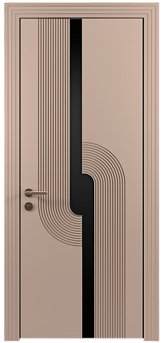 Дверь Cascato Moderno Бежевое Ядро Миндаля эмаль (RAL 070-85-05) без стекла