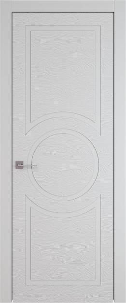 Межкомнатная дверь Tivoli М-5, цвет - Серая эмаль по шпону (RAL 7047), Без стекла (ДГ)