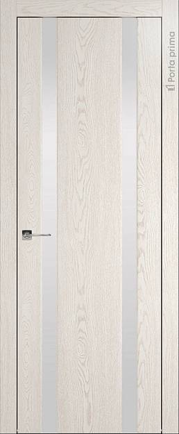 Межкомнатная дверь Torino, цвет - Белый ясень (nano-flex), Без стекла (ДГ-2)