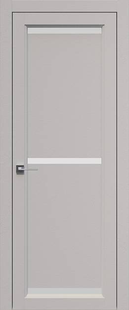 Межкомнатная дверь Sorrento-R Е3, цвет - Магнолия ST, Без стекла (ДГ)
