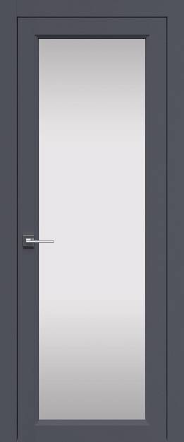 Межкомнатная дверь Sorrento-R В4, цвет - Антрацит ST, Со стеклом (ДО)