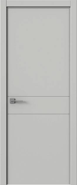 Межкомнатная дверь Tivoli И-2, цвет - Лайт-грей ST, Без стекла (ДГ)