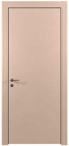 Дверь Tivoli И-1 Серый цемент эмаль по шпону (RAL 060-70-10) без стекла