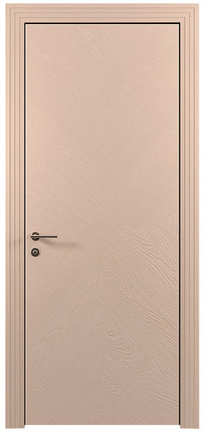 Межкомнатная дверь Tivoli И-1, цвет - Серый цемент эмаль по шпону (RAL 060-70-10), Без стекла (ДГ)