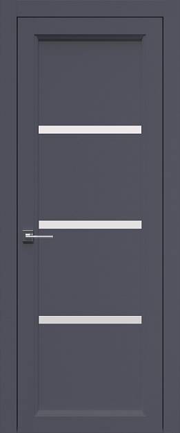Межкомнатная дверь Sorrento-R Д3, цвет - Антрацит ST, Без стекла (ДГ)