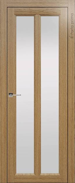 Межкомнатная дверь Sorrento-R Д4, цвет - Дуб карамель, Со стеклом (ДО)
