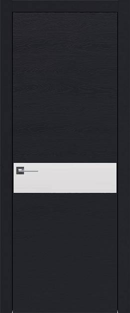 Межкомнатная дверь Tivoli И-4, цвет - Черная эмаль по шпону (RAL 9004), Без стекла (ДГ)