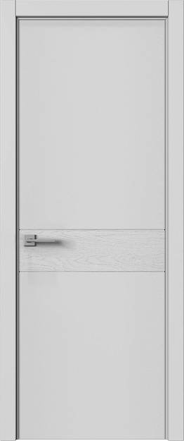 Межкомнатная дверь Tivoli И-2, цвет - Серая эмаль-эмаль по шпону (RAL 7047), Без стекла (ДГ)