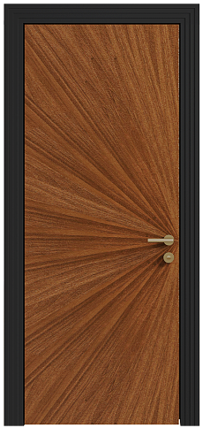 Дверь Sole Moderno Итальянский орех без стекла