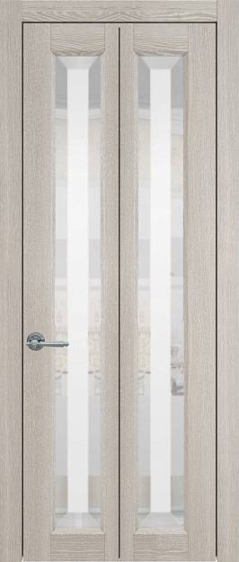 Межкомнатная дверь Porta Classic Domenica, цвет - Серый дуб, Со стеклом (ДО)