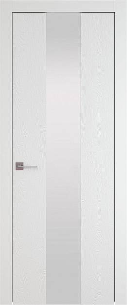 Межкомнатная дверь Tivoli Ж-1, цвет - Белая эмаль по шпону (RAL 9003), Со стеклом (ДО)