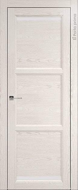 Межкомнатная дверь Sorrento-R Ж2, цвет - Белый ясень (nano-flex), Без стекла (ДГ)
