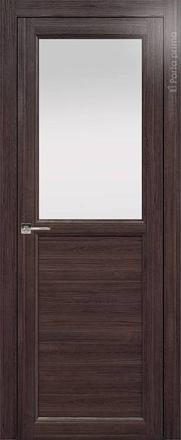 Межкомнатная дверь Sorrento-R Б1, цвет - Венге Нуар, Со стеклом (ДО)