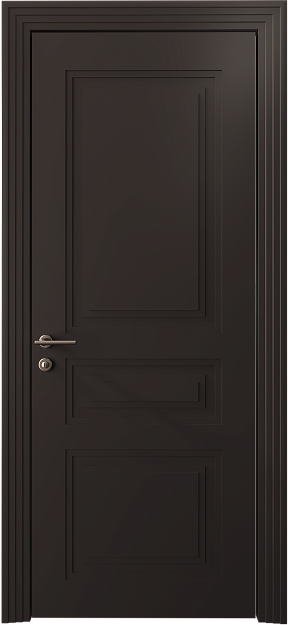 Межкомнатная дверь Imperia-R Neo Classic Scalino, цвет - Чёрный Базальт эмаль (RAL 040-30-05), Без стекла (ДГ)