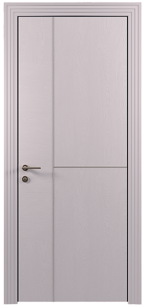 Межкомнатная дверь Tivoli Г-1, цвет - Серый Флокс эмаль по шпону (RAL без номера), Без стекла (ДГ)