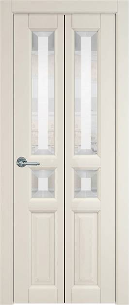 Межкомнатная дверь Porta Classic Imperia-R, цвет - Магнолия ST, Со стеклом (ДО)