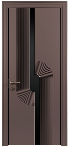 Дверь Cascato Moderno Серо-Розовый мордовник эмаль (RAL 020-60-05) без стекла